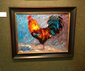 Rooster painting