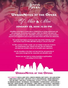 image of Urbanites flyer