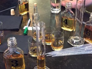 Blending whisky flavors