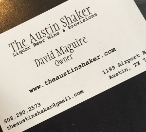 The Austin Shaker card